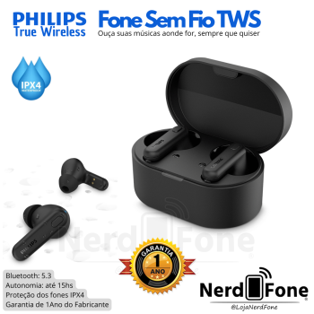 FONE TWS BT 5.3 IPX4 PHILIPS / BK