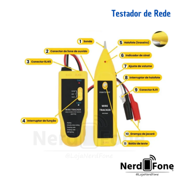 SCANER DE TEST PARA REDE E TELEFONIA BOM/BK