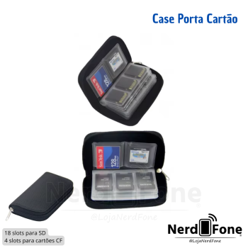 CASE ESTOJO PARA CARTÃO