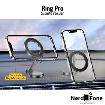 SUPORTE MAGSAFE VEICULAR; RING PRO HREBOS