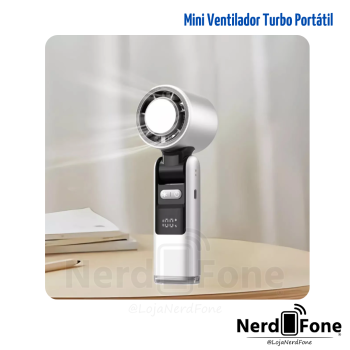 MINI VENTILADOR PORTATIL C/LED