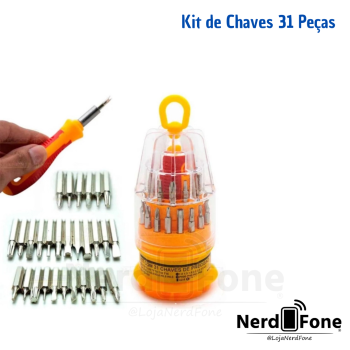 KIT DE CHAVES DE PRECISAO C/ 31 PEÇAS