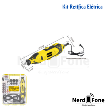 KIT RETÍFICA ELÉTRICA 220V BOM/BK