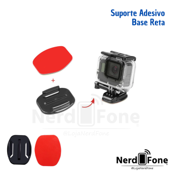SUPORTE ADESIVO RETO P/ ACTION CAM