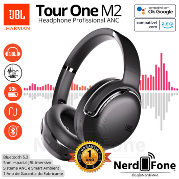 HEADPHONE JBL TOUR ONE M2 BT BLK