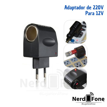 ADAPTADOR TRANSFORMADOR 220V para 12V/18W