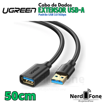CABO EXTENSOR USB-A 3.0 UGREEN 50CM