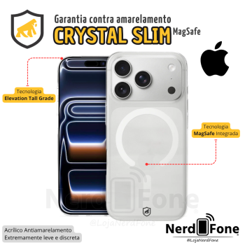 CAPA GSHIELD CRYSTAL SLIM MAGSAFE; P/ IPHONE