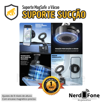 SUPORTE SUCTION MAGSAFE ARMOR GSHIELD