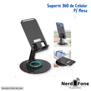 SUPORTE 360 DE CELULAR PARA MESA