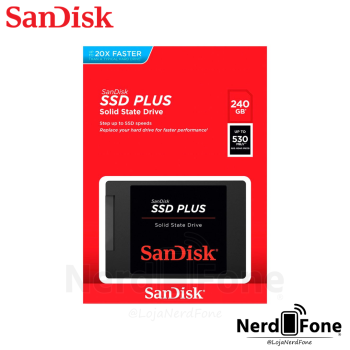 SSD SANDISK PLUS SATA III 2.5“ / 240GB