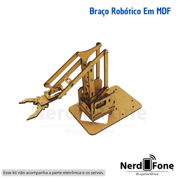 BRAÇO ROBÓTICO EM MDF