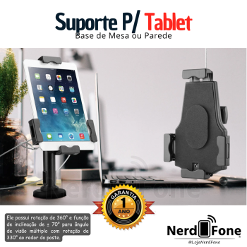 SUPORTE PARA TABLET PCYES; MESA/PAREDE/PAINEL