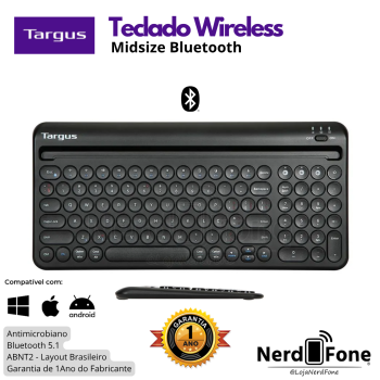 TECLADO ANTIMICROBIANO TARGUS; BLUETOOTH (BT)