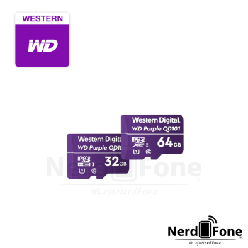 CARTÃO MICRO SD WD PURPLE; CFTV