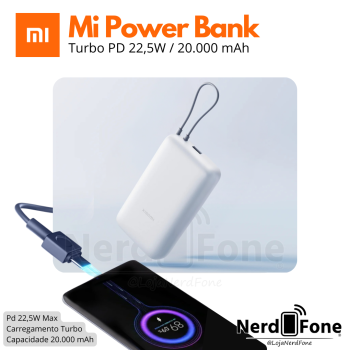 BATERIA PORTATIL 20.000MAH XIAOMI POWER BANK 22,5W