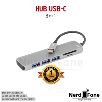HUB USB-C 5 EM 1 5+