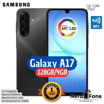 APARELHO CELULAR SAMSUNG GALAXY; A17 4G