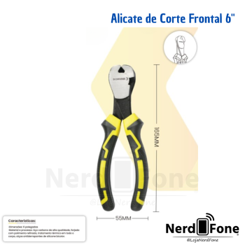 ALICATE DE CORTE FRONTAL 6''