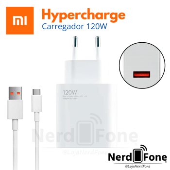 KIT CARREGADOR 120W XIAOMI