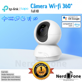 CÂMERA WI-FI 360° FHD TAPO TP-LINK;