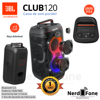 CAIXA JBL PARTY BOX CLUB 120