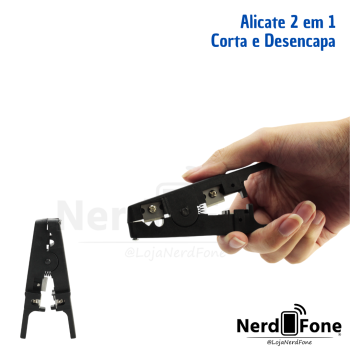ALICATE 2 EM 1 CORTA E DESENCAPA