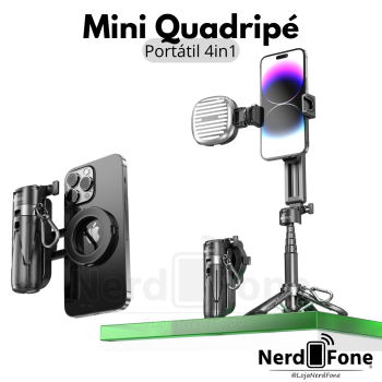 SUPORTE MINI QUADRIPÉ PORTÁTIL 4IN1 HREBOS