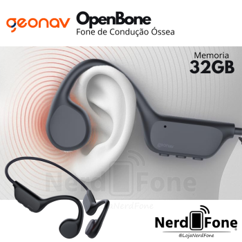 FONE CONDUÇÃO ÓSSEA IPX8