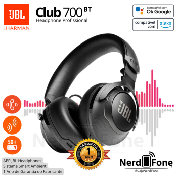 HEADPHONE BT JBL CLUB 700BT ANC BLK