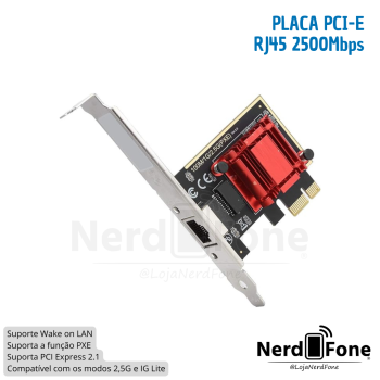 PLACA PCI-E RJ45 2500MBPS KNUP