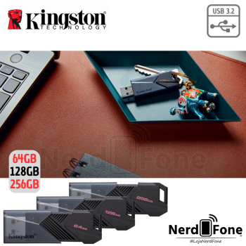 PENDRIVE USB-A 3.2 KINGSTON EXODIA ONYX