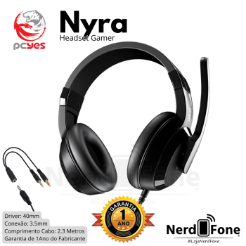 FONE HEADSET GAMER NYRA PCYES
