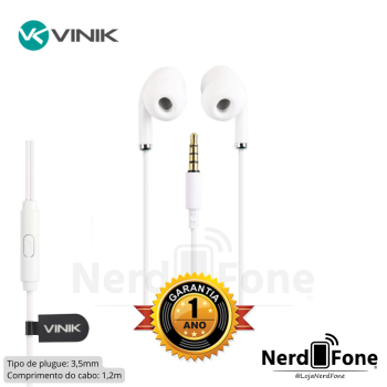 FONE DE OUVIDO SOUND PODS 1.2M VINIK
