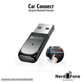 ADAPTADOR USB-A BT RECEPTOR HREBOS; PENDRIVE BLUETOOTH