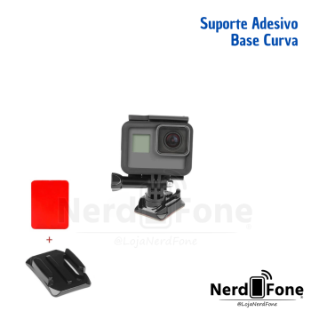 Suporte Adesivo Curvo P/ Action Cam