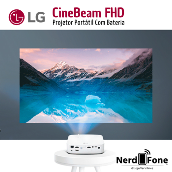 PROJETOR PORTÁTIL LG CINEBEAM FULL HD / BRANCO