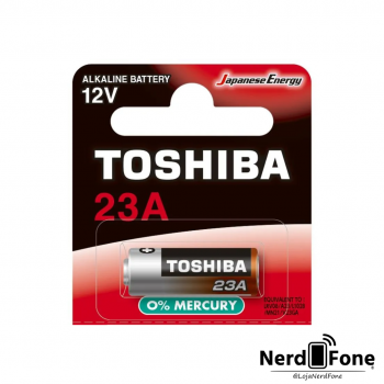 PILHA ALCALINA 12V 23A TOSHIBA / UNIDADE