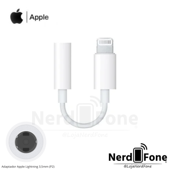 ADAPTADOR LIGHTNING x ÁUDIO 3.5MM APPLE