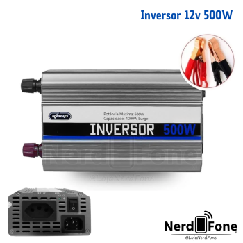INVERSOR DE TENSAO 12V 500W KP/KN