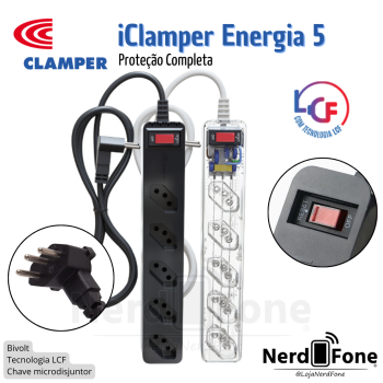 ICLAMPER ENERGIA C/ 5 TOMADAS