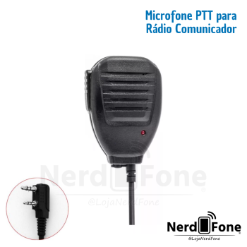 MICROFONE PPT PARA RÁDIO COMUNICADOR