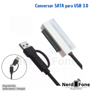 ADAPTADOR USB-A+C 3.0 x SATA 2.5“ KNUP