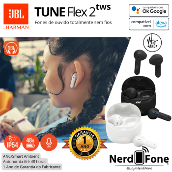 FONE TWS JBL TUNE FLEX 2;