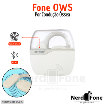 FONE OWS BT 5.3 CONDUÇÃO ÓSSEA PEINING