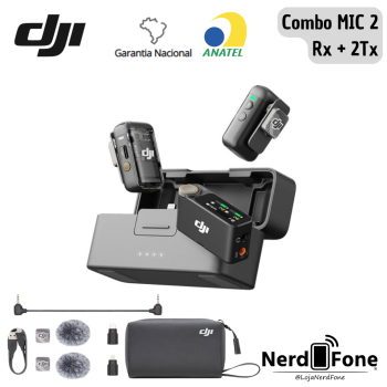 COMBO MICROFONE DJI MIC2