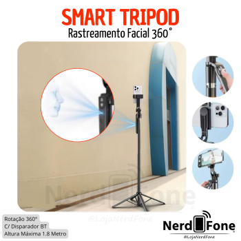 TRIPÉ COM RASTREAMENTO FACIAL INTELIGENTE