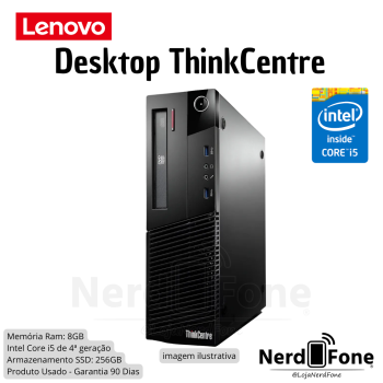 PC DE MESA LENOVO I5 4 256GB/8GB; USADO
