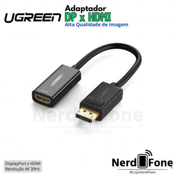 ADAPTADOR DISPLAYPORT (DP) x HDMI (F) *CM UGREEN