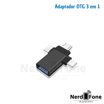 ADAPTADOR OTG 3 EM 1